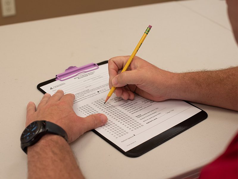 drivers written test